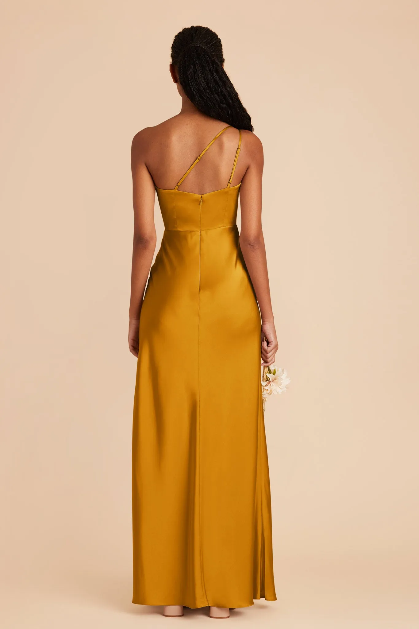 Kensie Matte Satin Dress - Butterscotch sold by Birdy Grey product image thumbnail 5