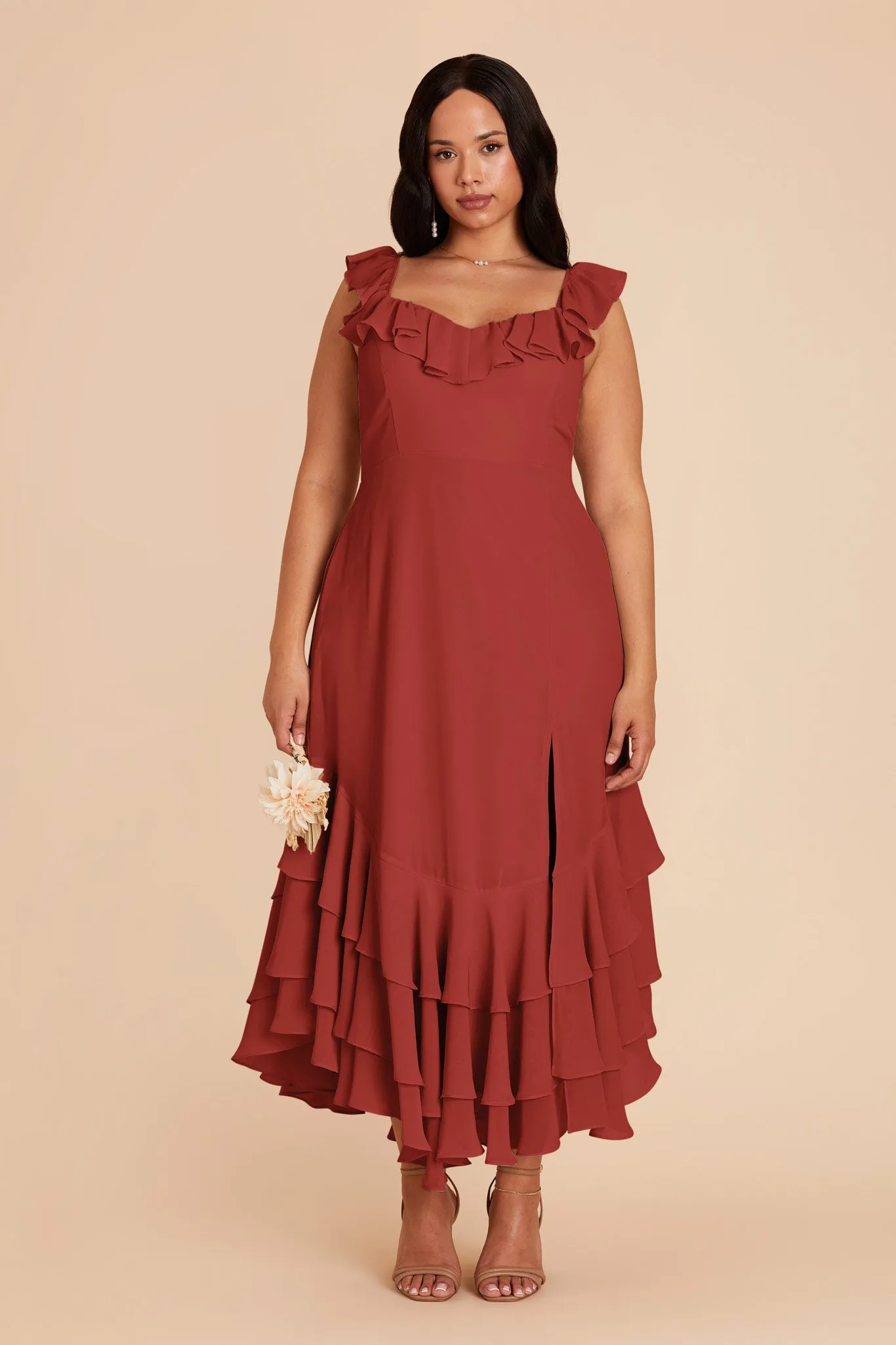 Ginny Chiffon Dress - Spice sold by Birdy Grey product image thumbnail 2