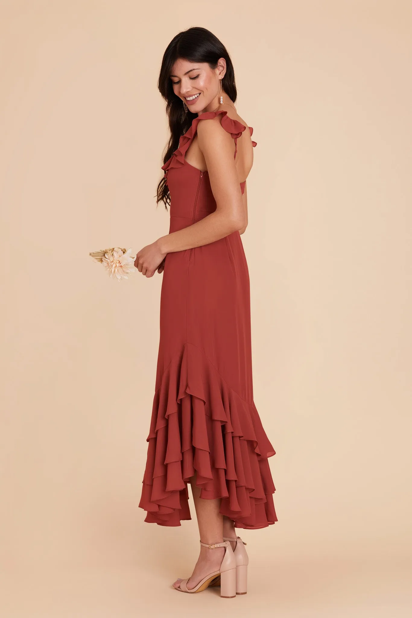 Ginny Chiffon Dress - Spice sold by Birdy Grey product image thumbnail 5
