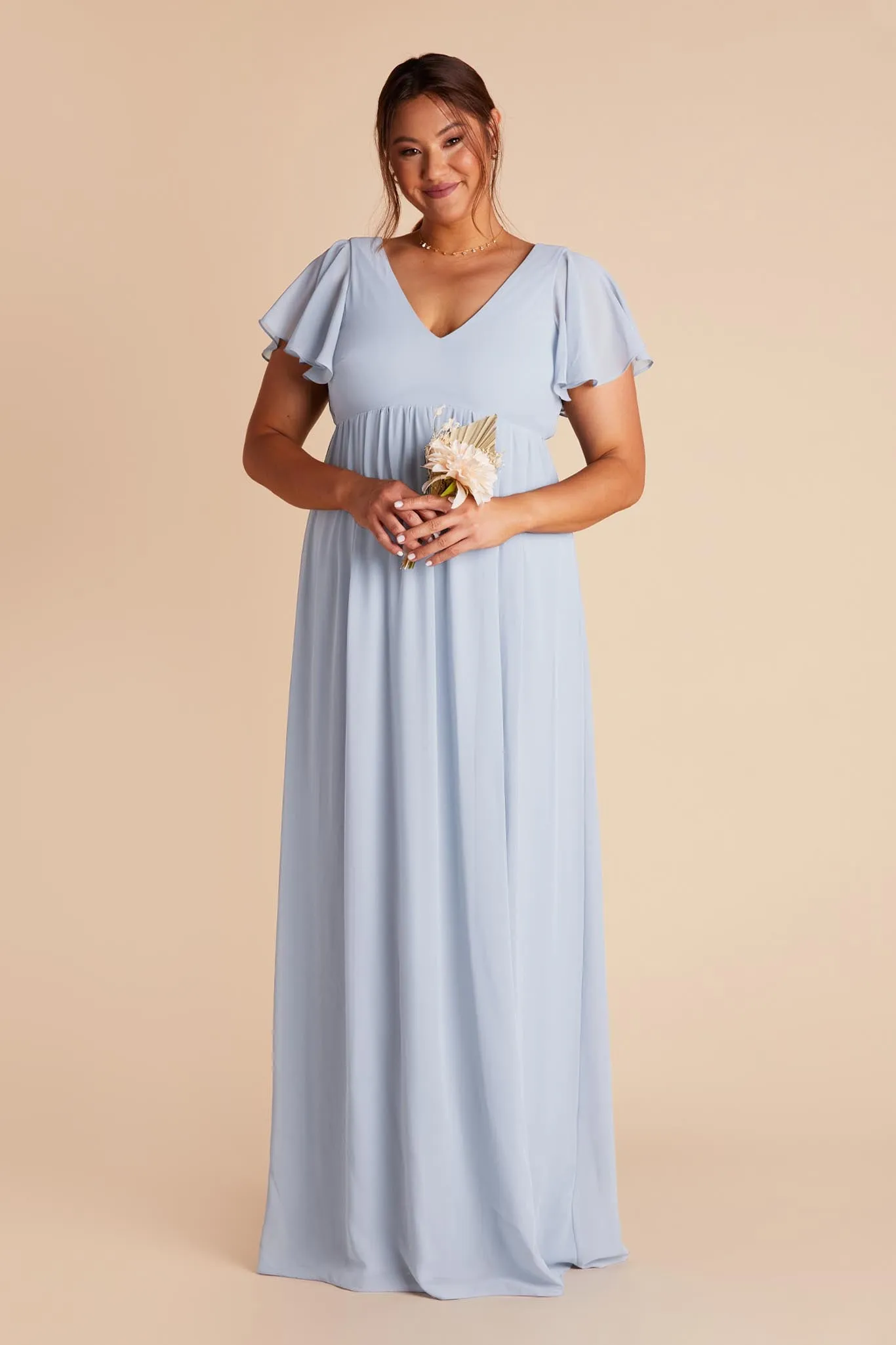 Hannah Empire Dress - Ice Blue sold by Birdy Grey product image thumbnail 3