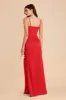 Jennifer Matte Satin Dress - Ruby Red sold by Birdy Grey