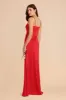 Jennifer Matte Satin Dress - Ruby Red sold by Birdy Grey