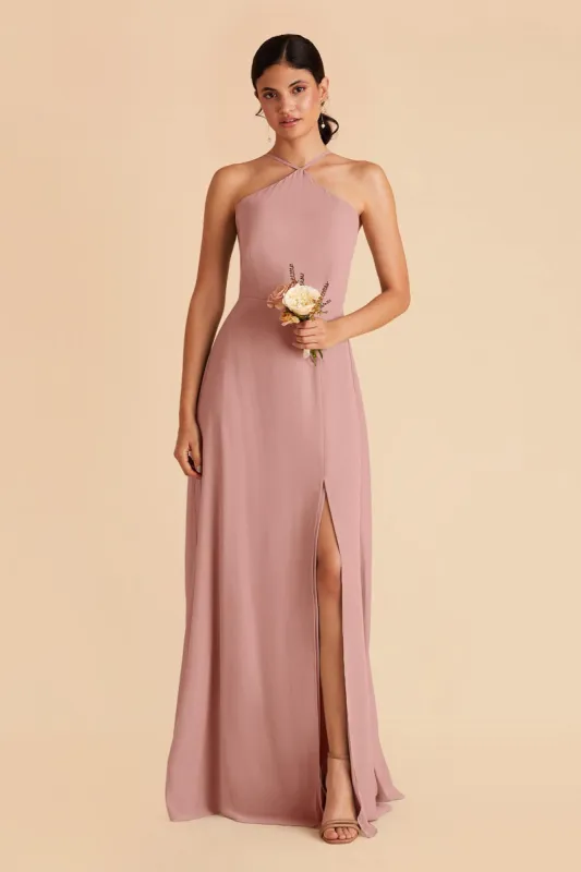 Juliet Chiffon Dress - English Rose sold by Birdy Grey