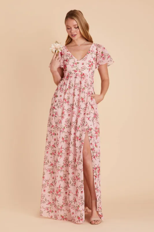 Hannah Empire Dress - Wild Rose Garden sold by Birdy Grey
