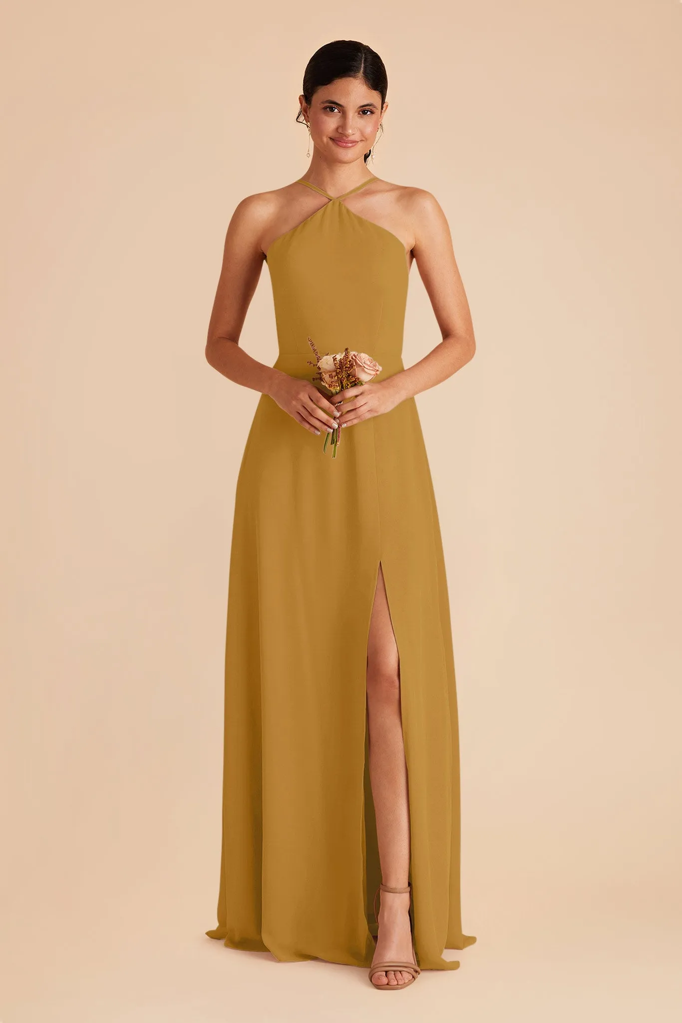 Juliet Chiffon Dress - Marigold sold by Birdy Grey product image thumbnail 2