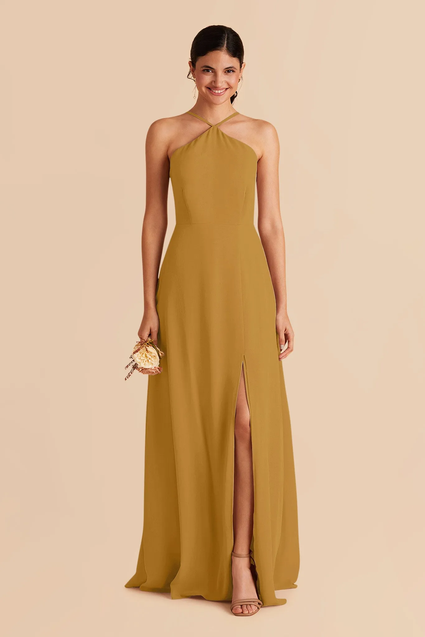 Juliet Chiffon Dress - Marigold sold by Birdy Grey product image thumbnail 3