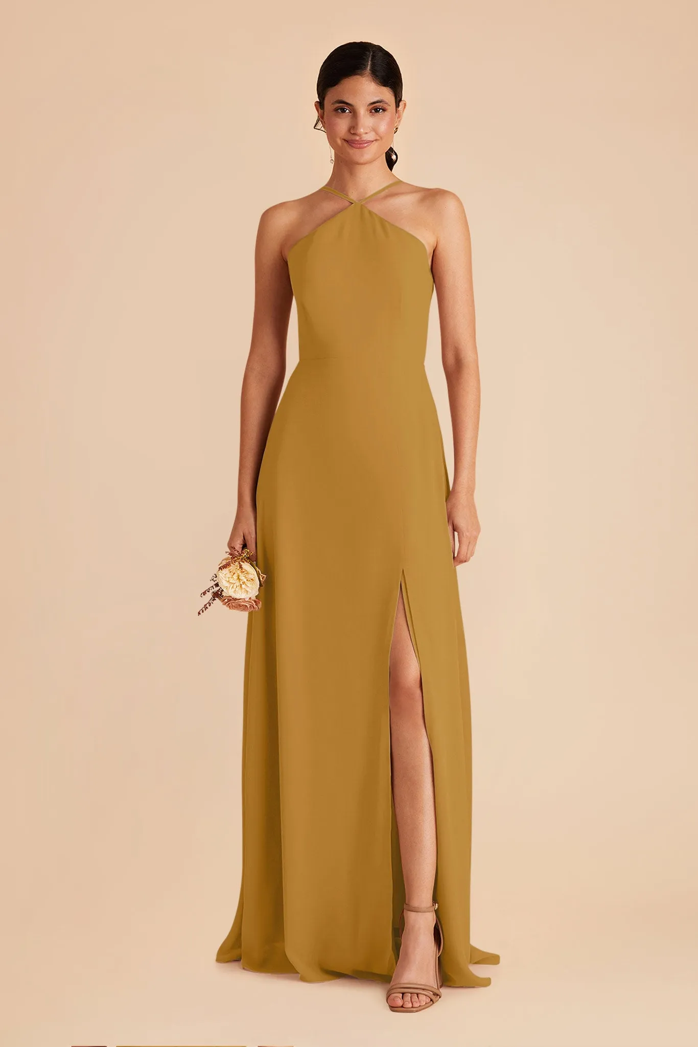 Juliet Chiffon Dress - Marigold sold by Birdy Grey product image thumbnail 4