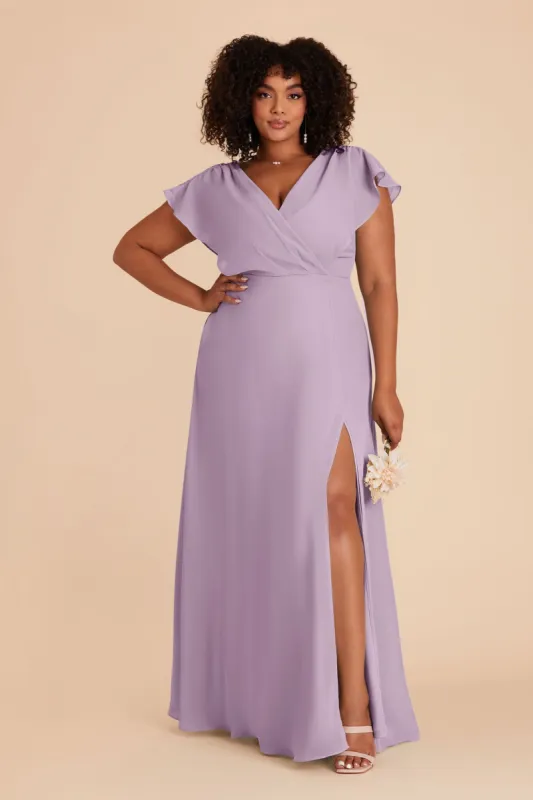 Violet Chiffon Dress - Lavender sold by Birdy Grey