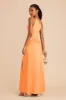 Kira Matte Satin Dress - Apricot sold by Birdy Grey