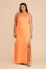 Kira Matte Satin Dress - Apricot sold by Birdy Grey