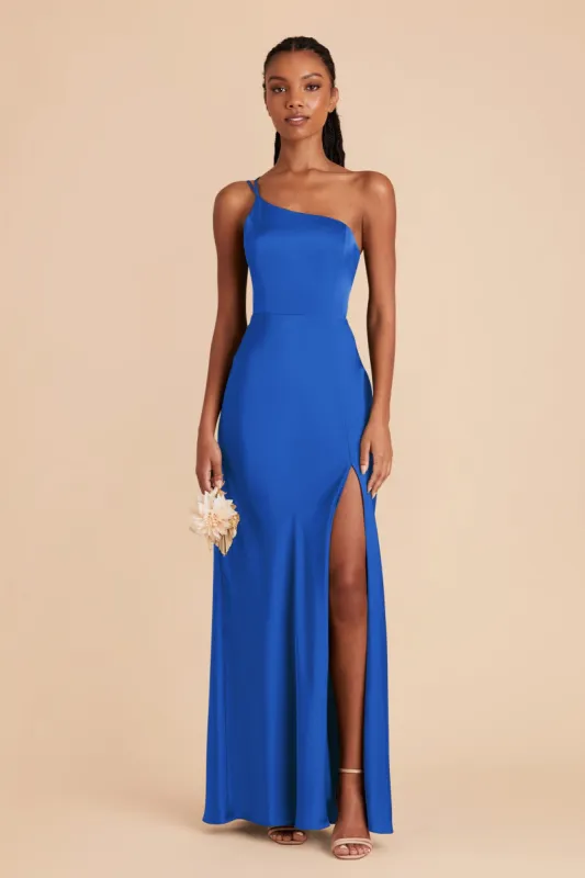 Kensie Matte Satin Dress - Cobalt Blue sold by Birdy Grey