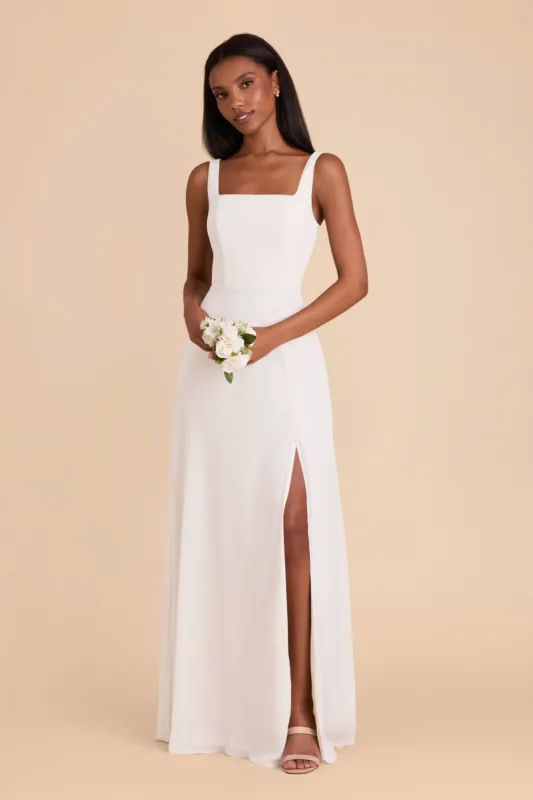 Alex Convertible Dress Chiffon - White sold by Birdy Grey
