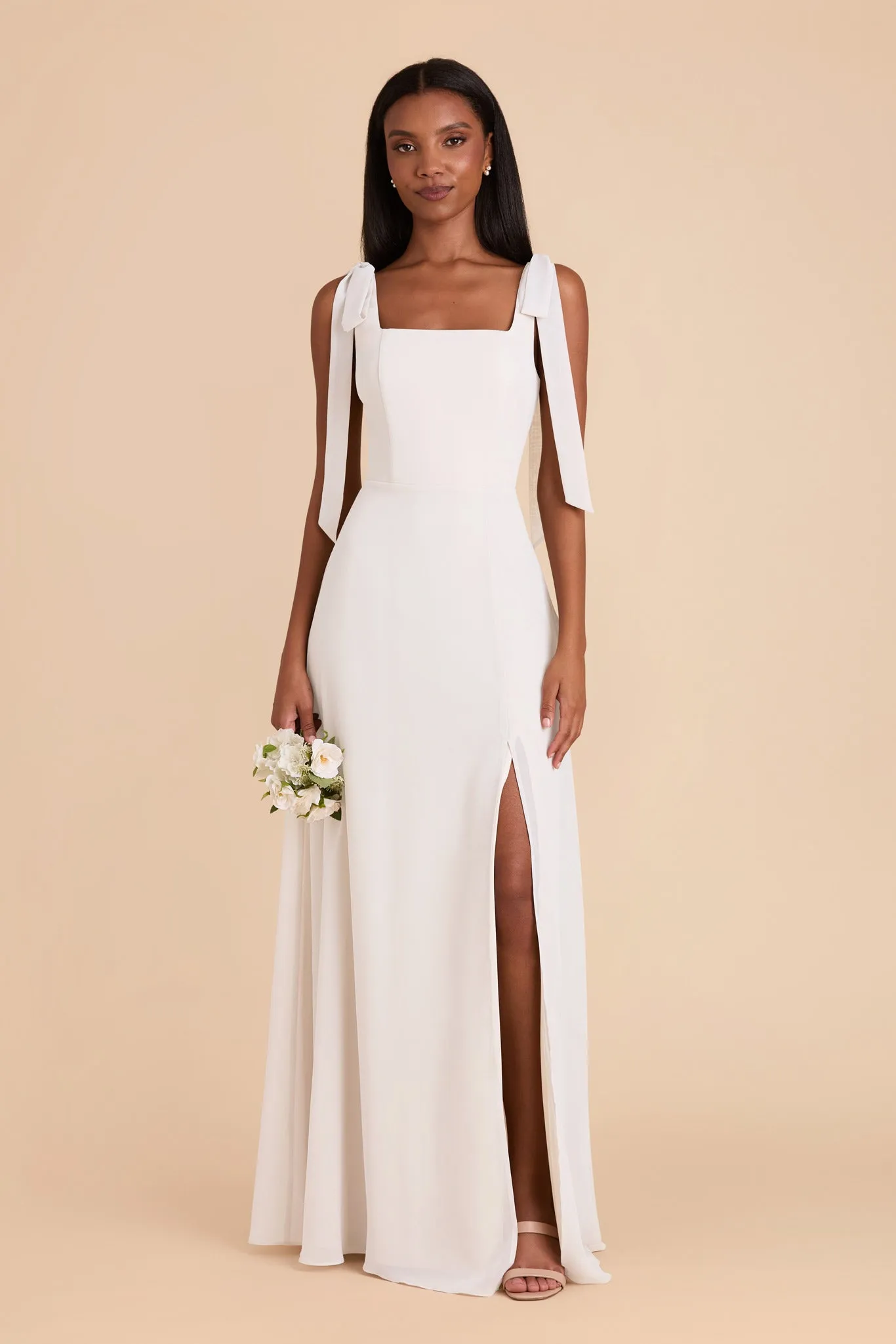 Alex Convertible Dress Chiffon - White sold by Birdy Grey product image thumbnail 3