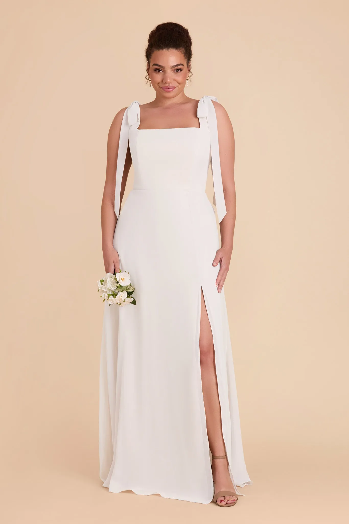 Alex Convertible Dress Chiffon - White sold by Birdy Grey product image thumbnail 2