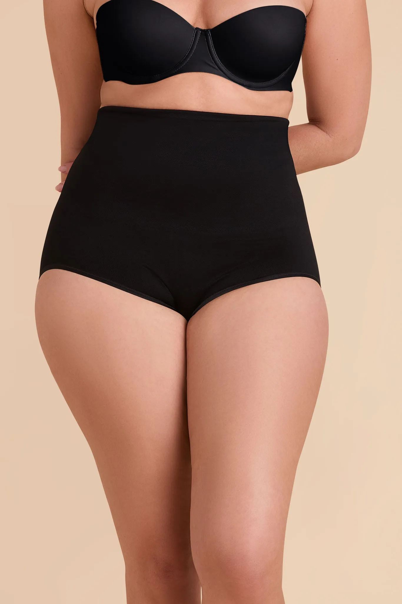 High Waist Brief - Black sold by Birdy Grey