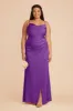 Lydia Matte Satin Dress - Amethyst sold by Birdy Grey