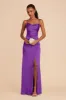 Lydia Matte Satin Dress - Amethyst sold by Birdy Grey