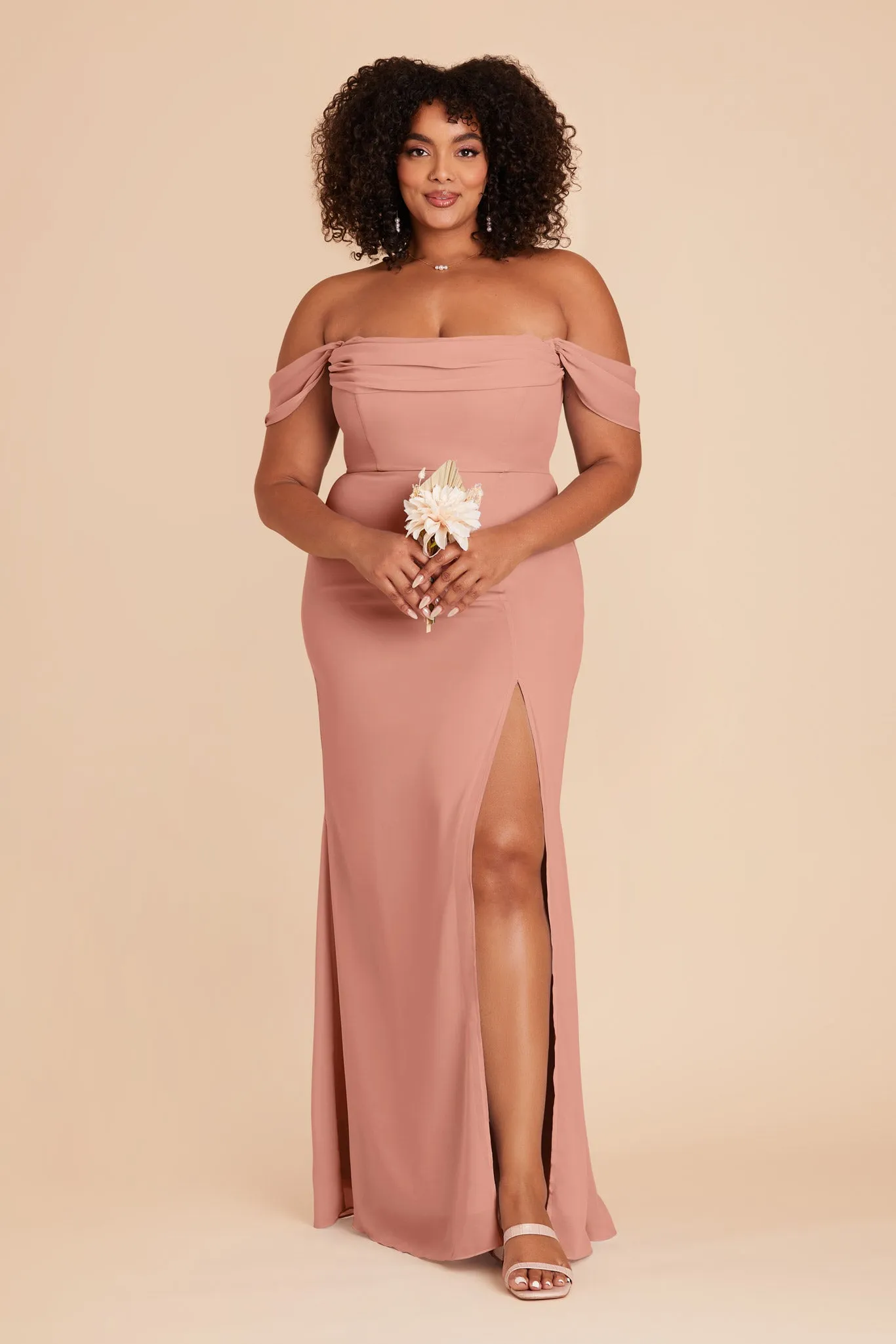 Mira Convertible Dress - Dusty Rose sold by Birdy Grey product image thumbnail 2