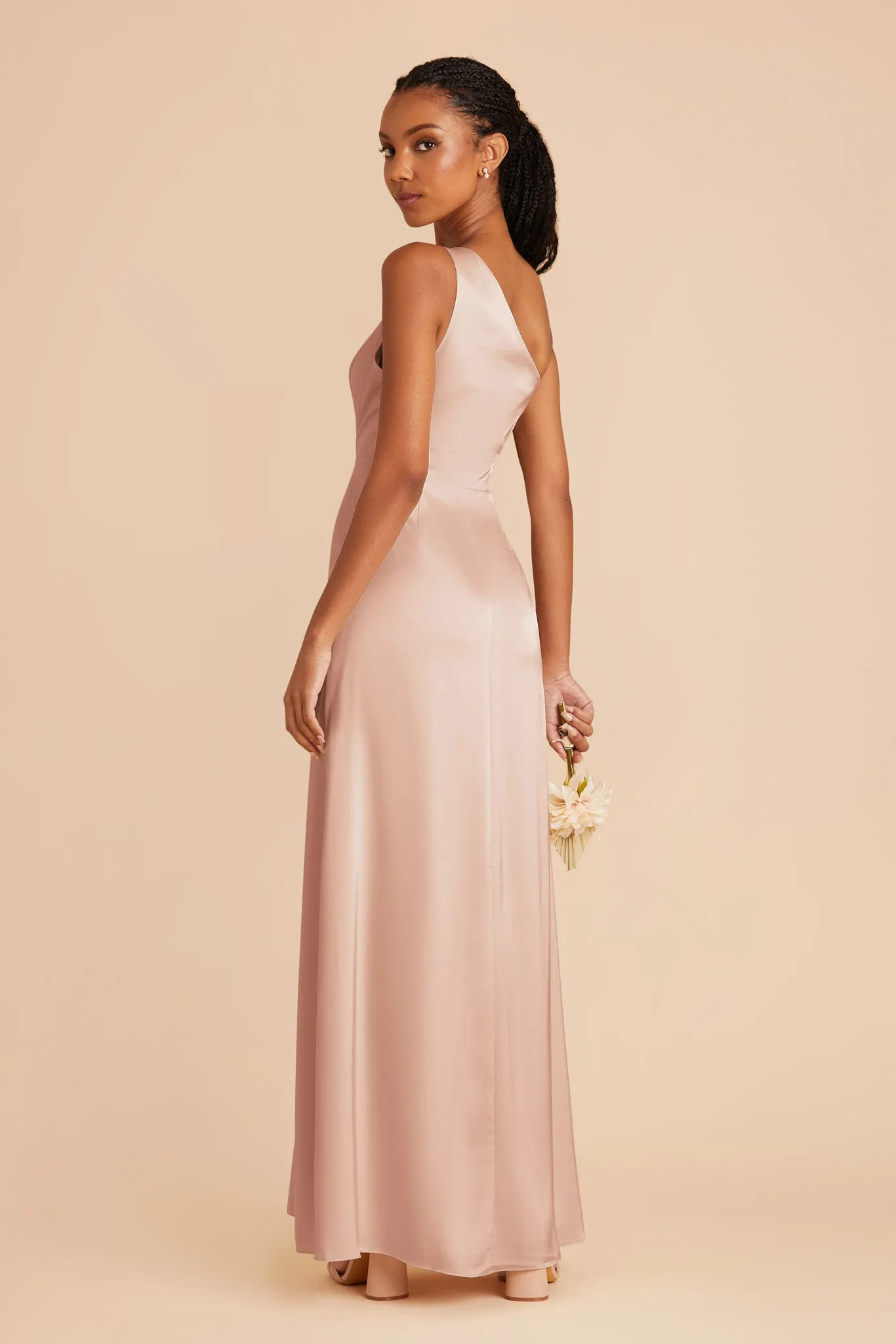 Kira Matte Satin Dress - Rose Gold sold by Birdy Grey product image thumbnail 4