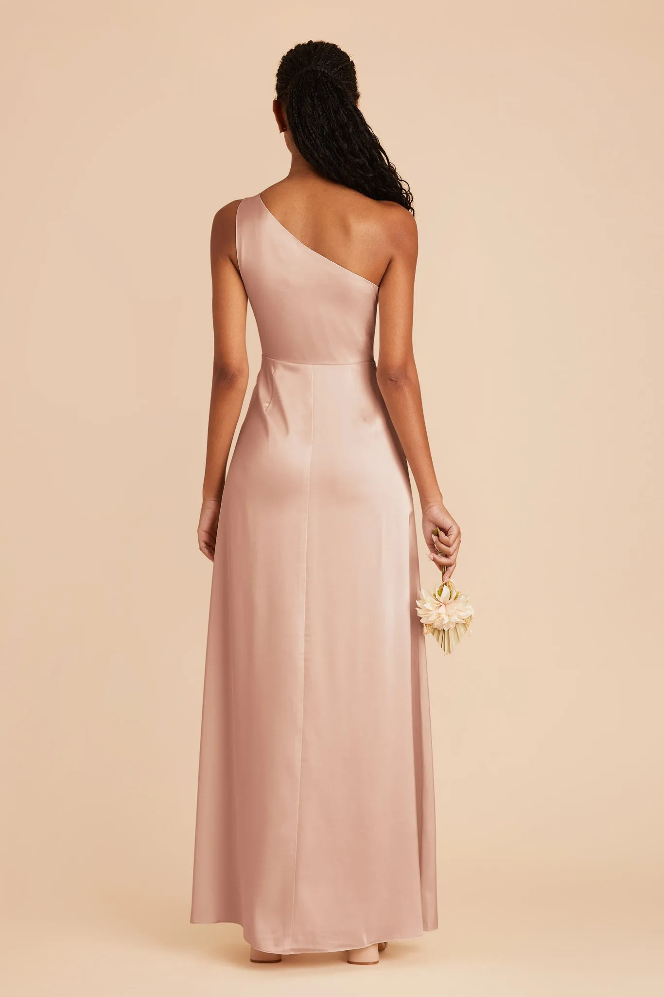Kira Matte Satin Dress - Rose Gold sold by Birdy Grey product image thumbnail 5