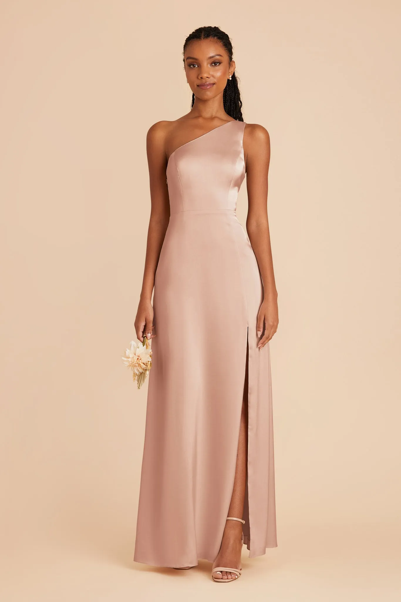 Kira Matte Satin Dress - Rose Gold sold by Birdy Grey product image thumbnail 3