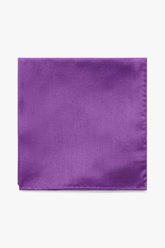 Didi Pocket Square - Amethyst sold by Birdy Grey