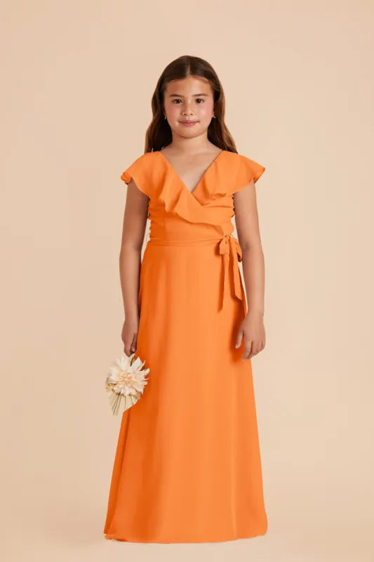 Jax Junior Chiffon Dress - Apricot sold by Birdy Grey