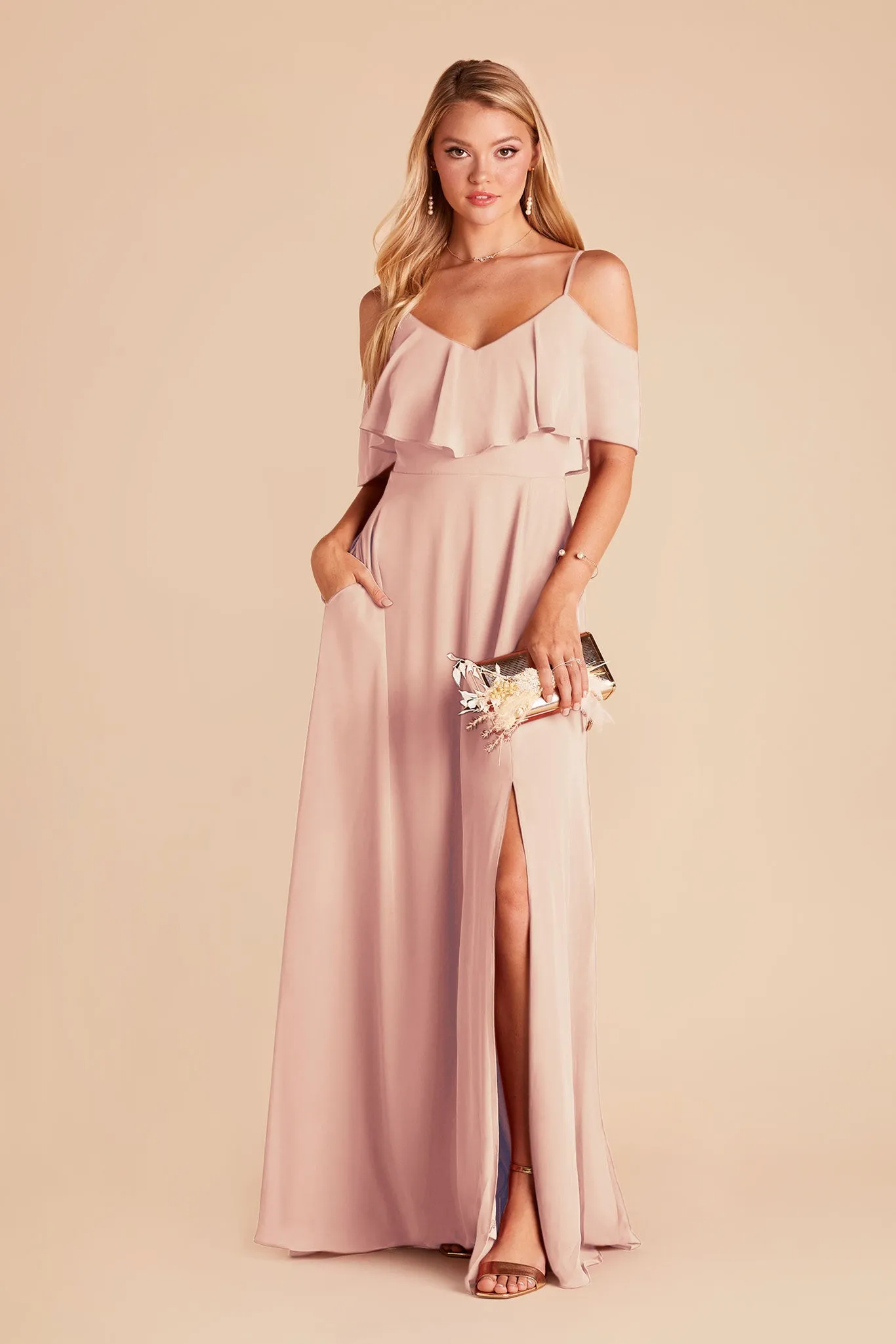 Jane Convertible Dress - Blush Pink sold by Birdy Grey product image thumbnail 5