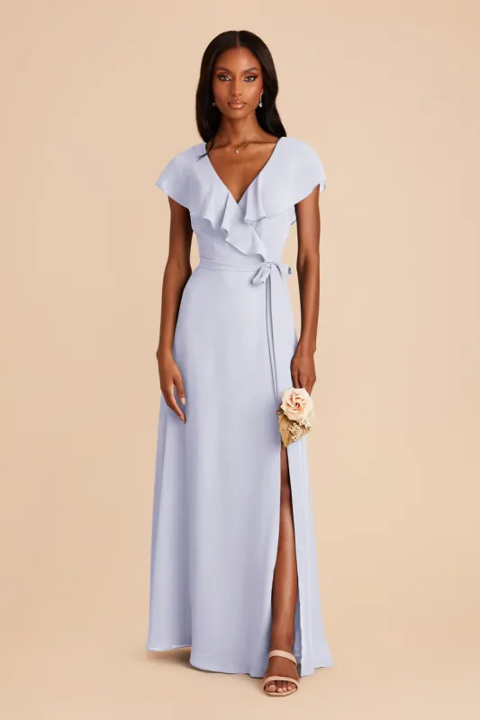 Jackson Chiffon Dress - Periwinkle Blue sold by Birdy Grey