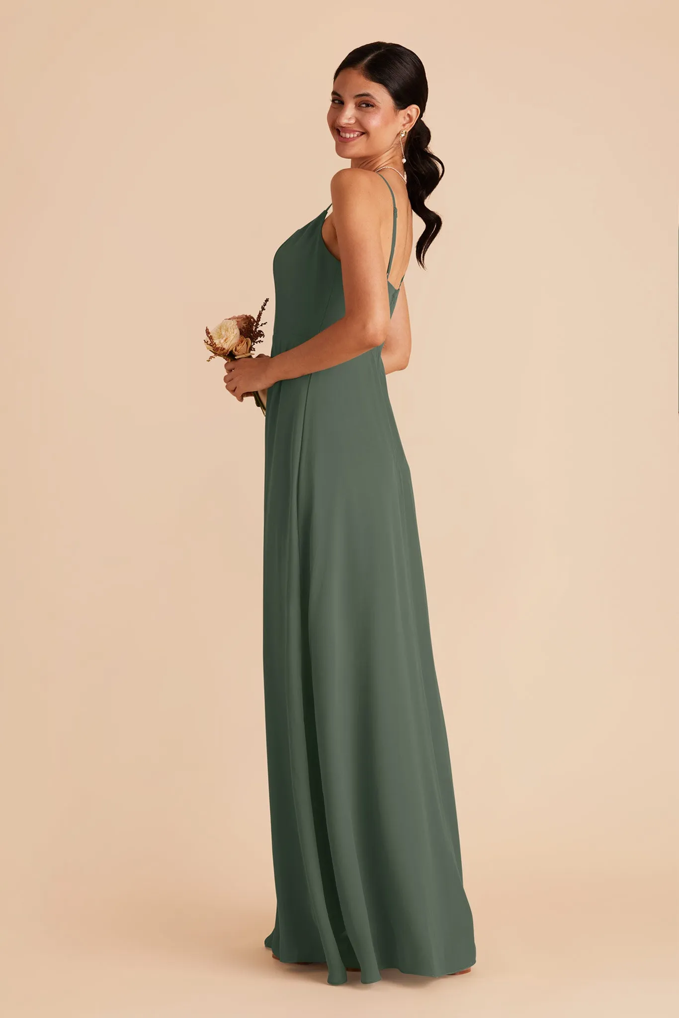 Amy Chiffon Dress - Eucalyptus sold by Birdy Grey product image thumbnail 4