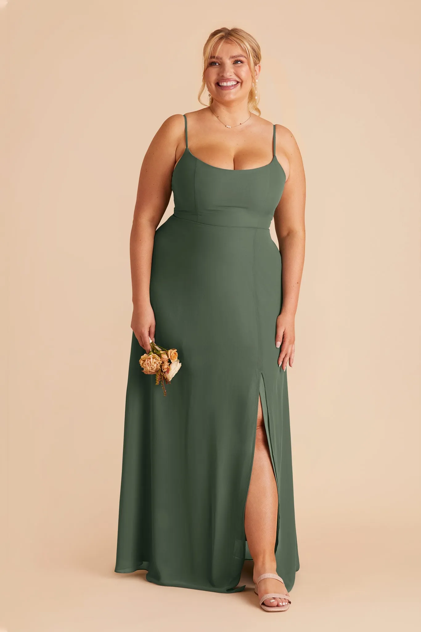 Amy Chiffon Dress - Eucalyptus sold by Birdy Grey product image thumbnail 2