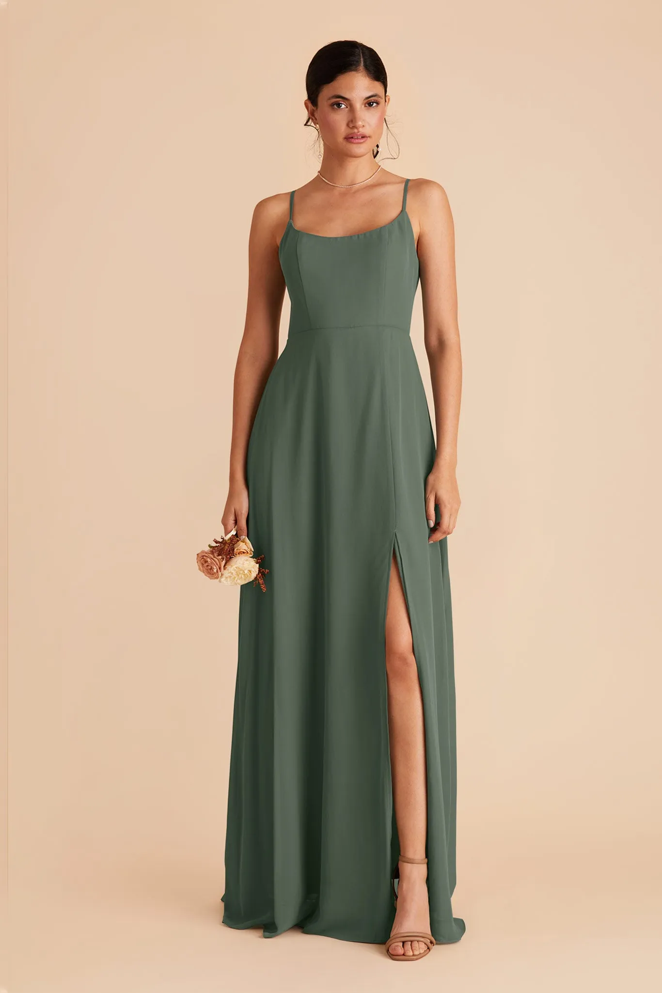 Amy Chiffon Dress - Eucalyptus sold by Birdy Grey product image thumbnail 3