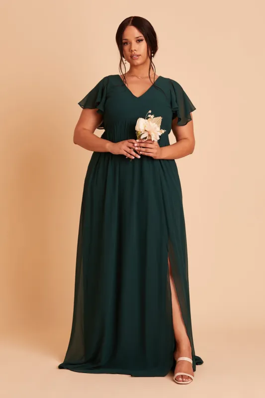 Hannah Empire Dress - Emerald sold by Birdy Grey