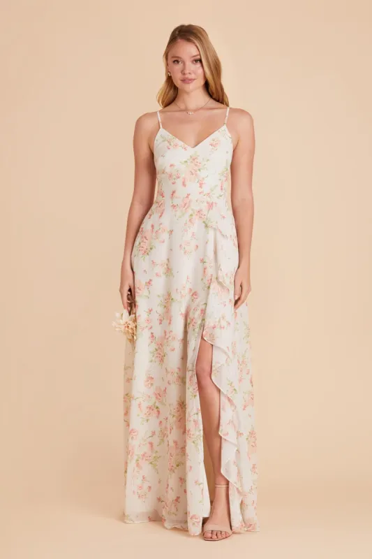 Theresa Chiffon Dress - Whimsical Blooms sold by Birdy Grey