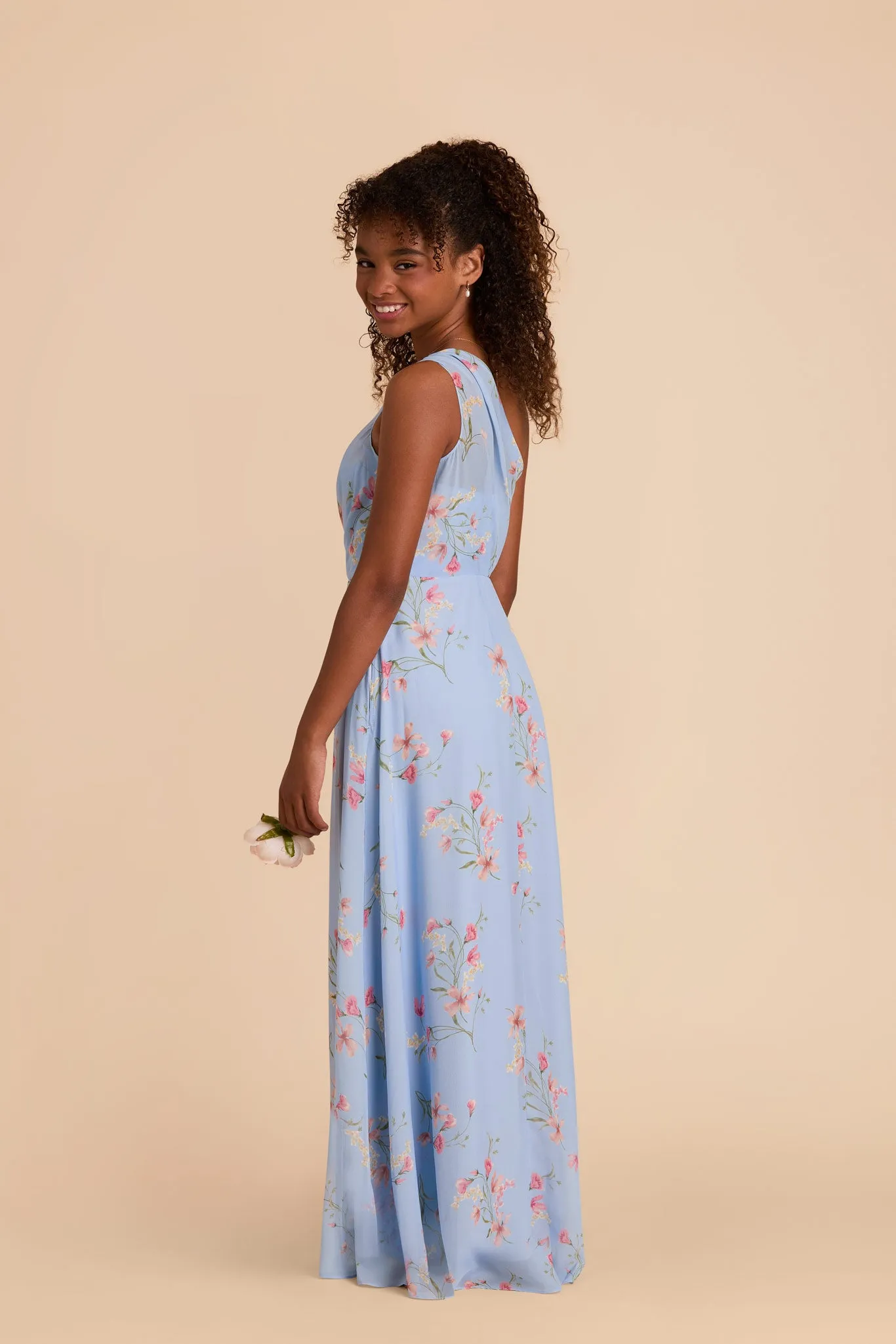 Kiara Junior Chiffon Dress - Periwinkle Blue Le Fleur sold by Birdy Grey product image thumbnail 4