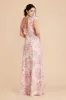 Violet Chiffon Dress - Pink Falling Petals sold by Birdy Grey