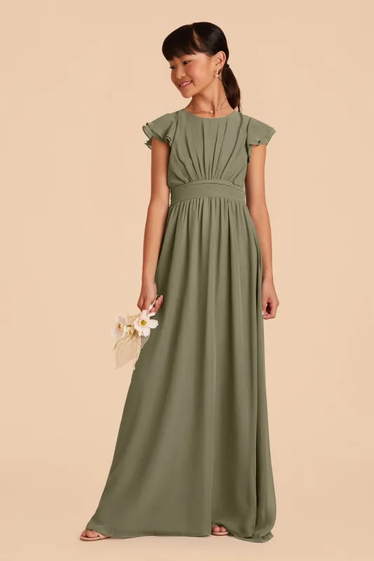 Celine Junior Dress - Moss Green sold by Birdy Grey