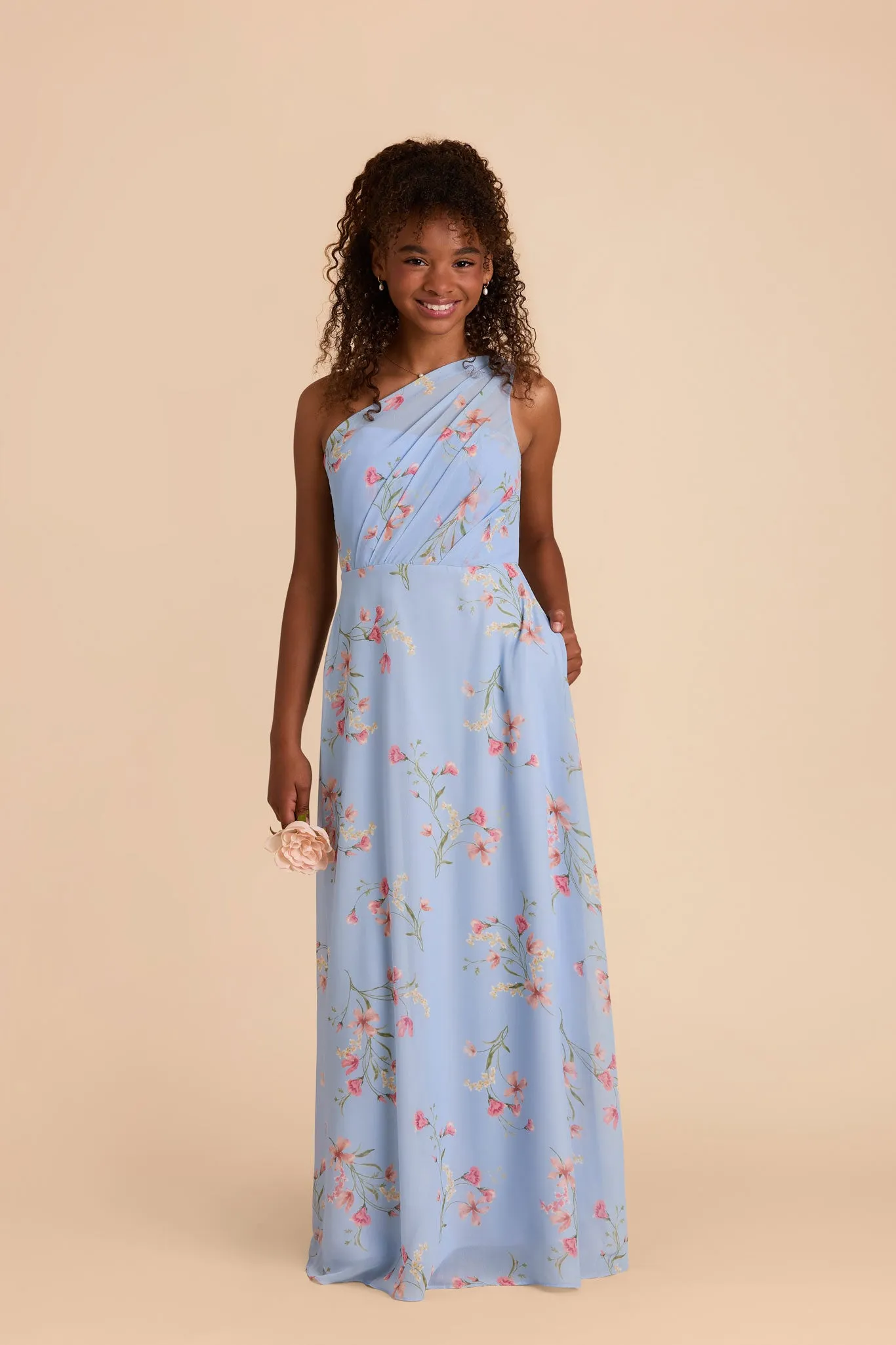 Kiara Junior Chiffon Dress - Periwinkle Blue Le Fleur sold by Birdy Grey product image thumbnail 3