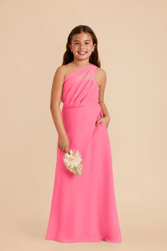 Kiara Junior Chiffon Dress - Bon Bon Pink sold by Birdy Grey