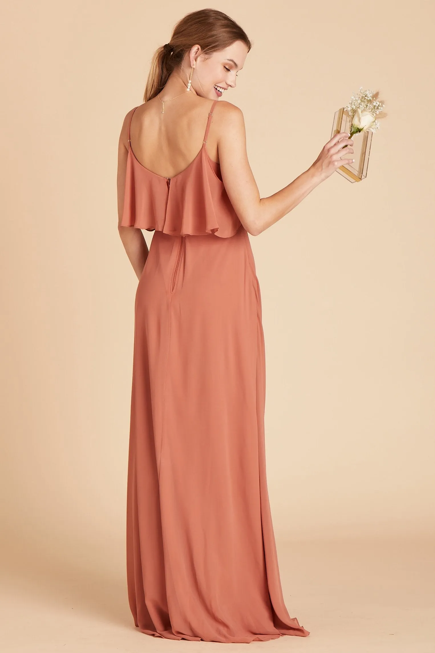 Jane Convertible Dress - Terracotta sold by Birdy Grey product image thumbnail 5