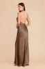Stephanie Matte Satin Dress - Mocha sold by Birdy Grey
