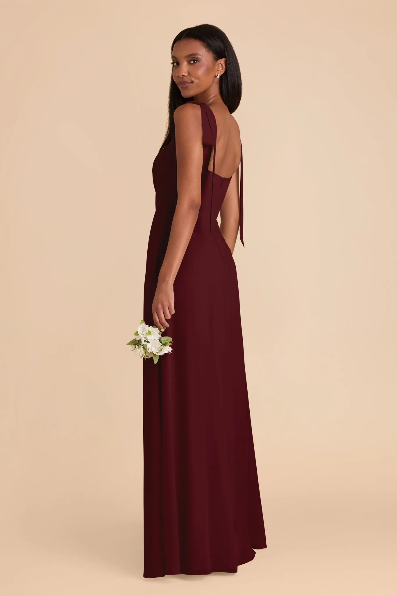 Alex Convertible Dress Chiffon - Cabernet sold by Birdy Grey product image thumbnail 5