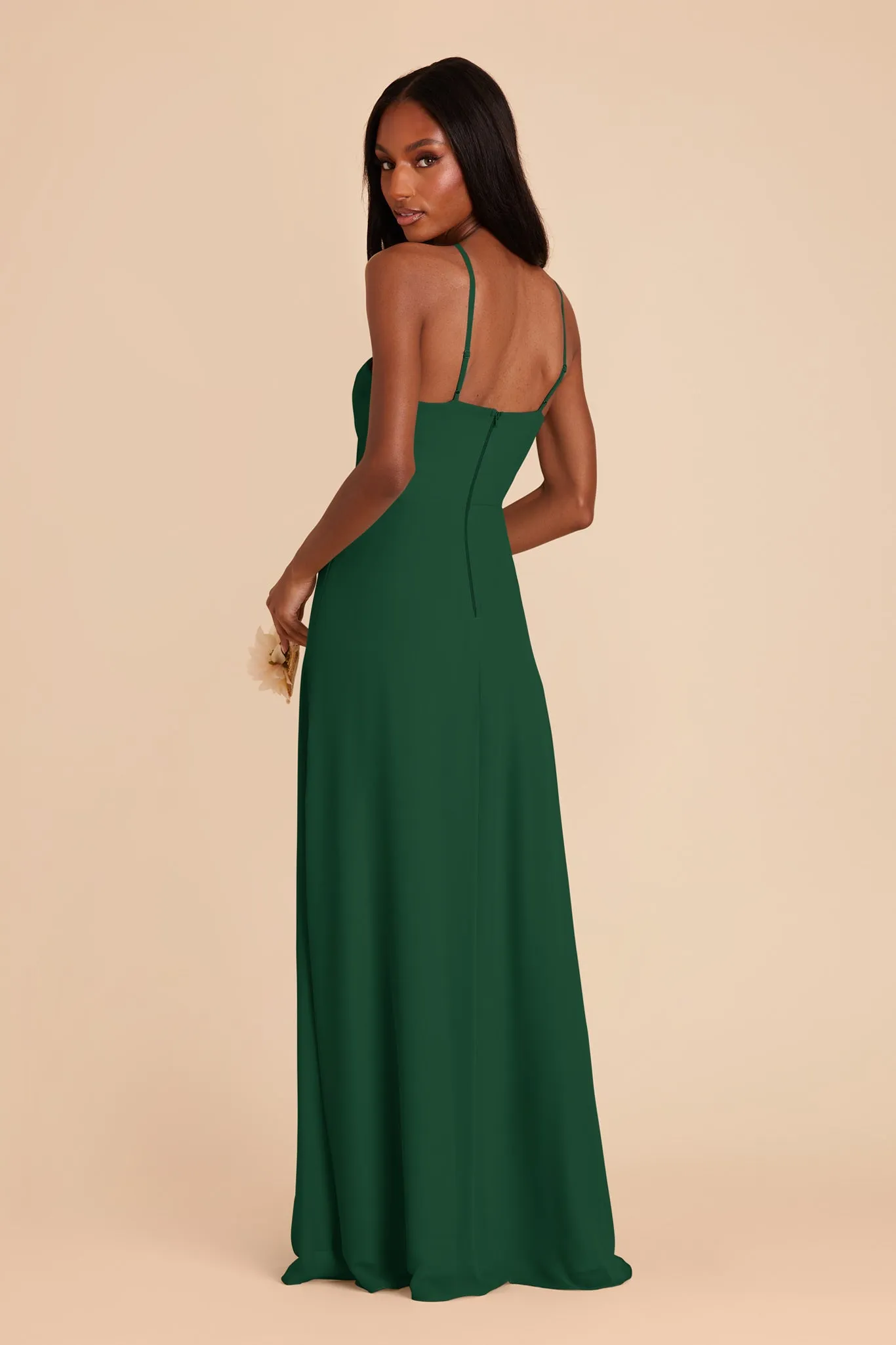 Juliet Chiffon Dress - Forest Green sold by Birdy Grey product image thumbnail 4