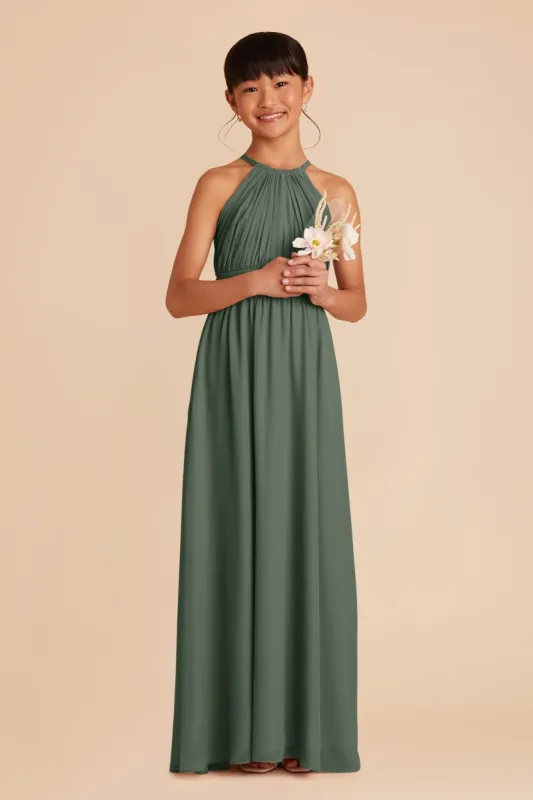 Sienna Junior Dress - Eucalyptus sold by Birdy Grey