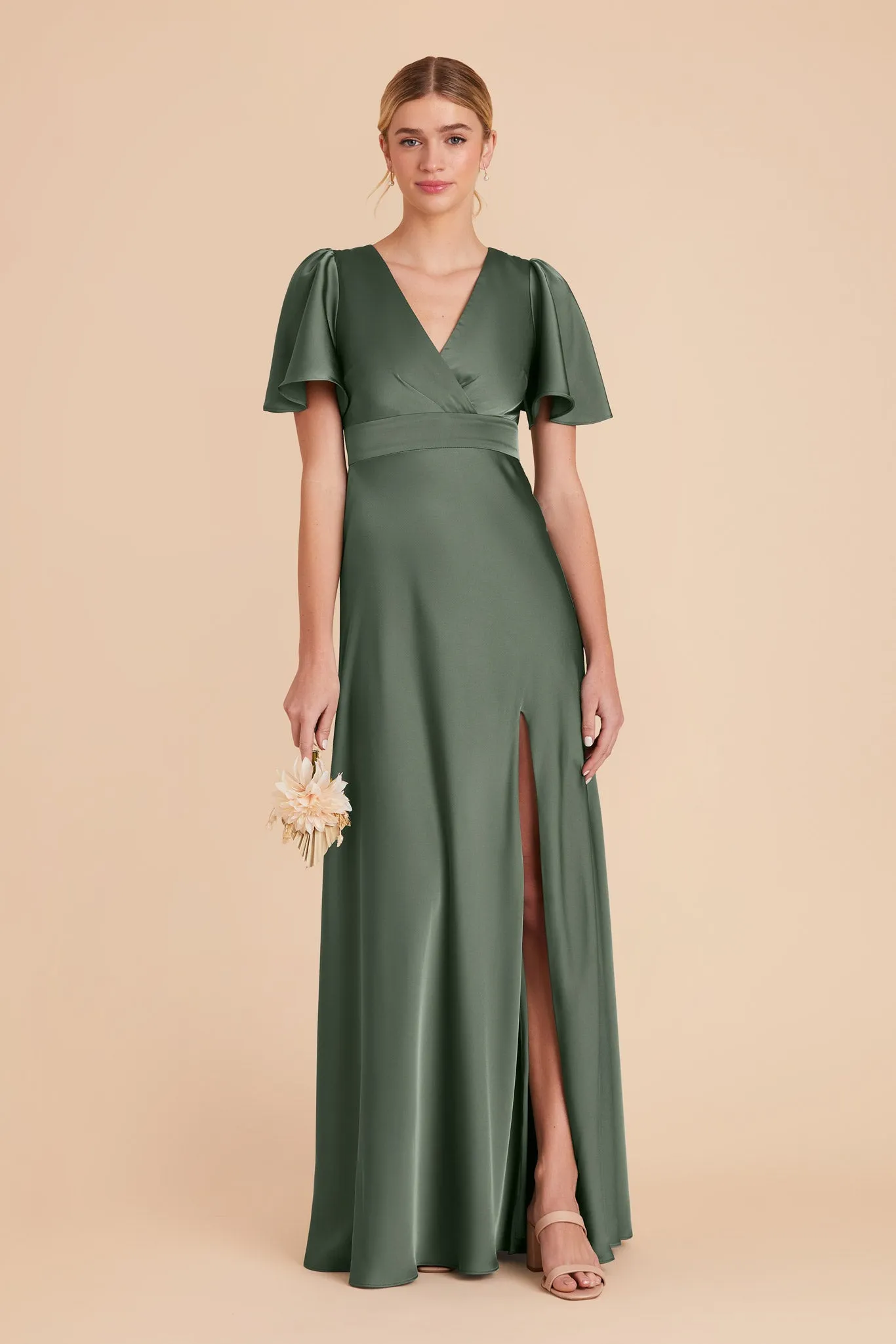 Marni Matte Satin Dress - Eucalyptus sold by Birdy Grey product image thumbnail 2