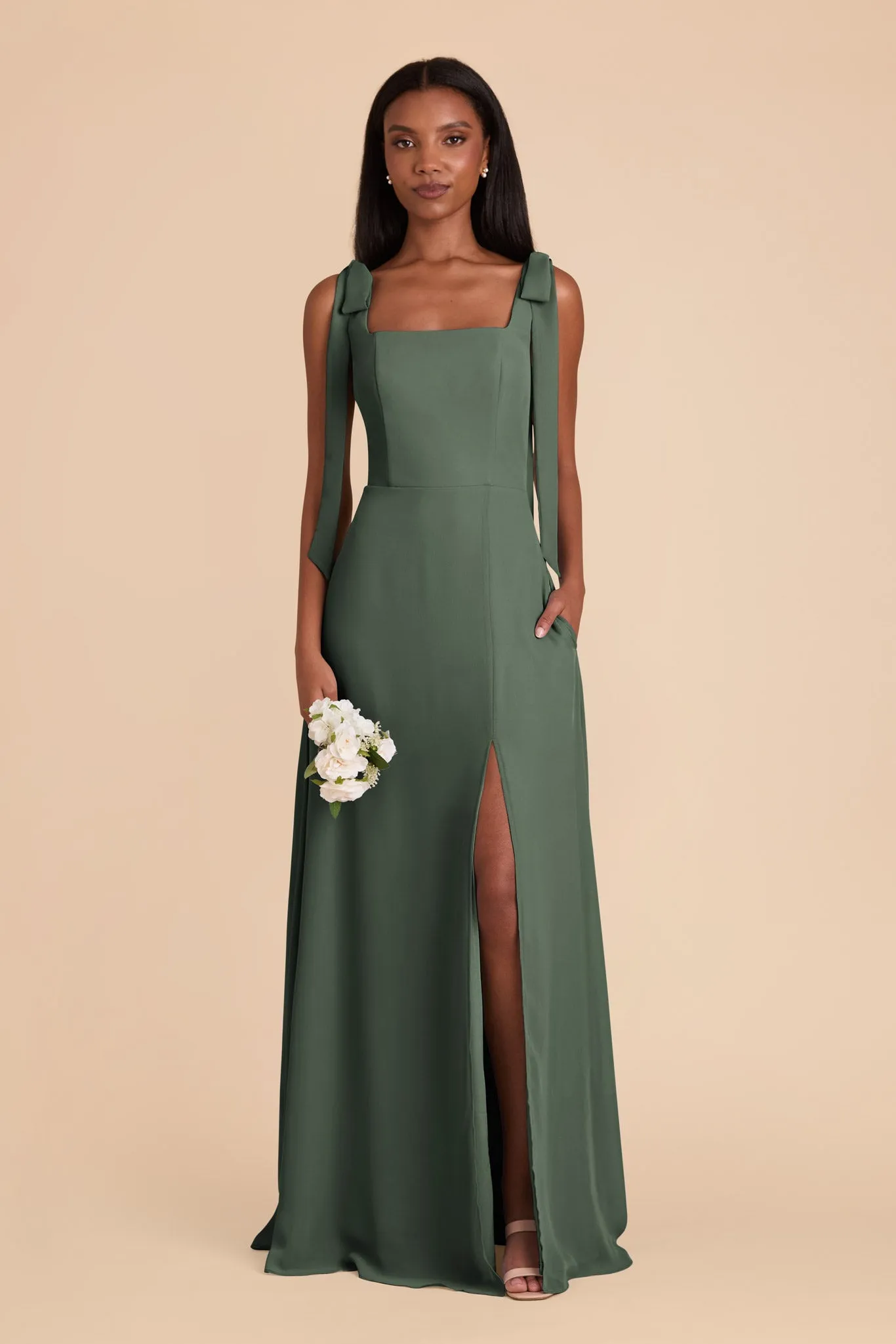 Alex Convertible Dress Chiffon - Eucalyptus sold by Birdy Grey product image thumbnail 3