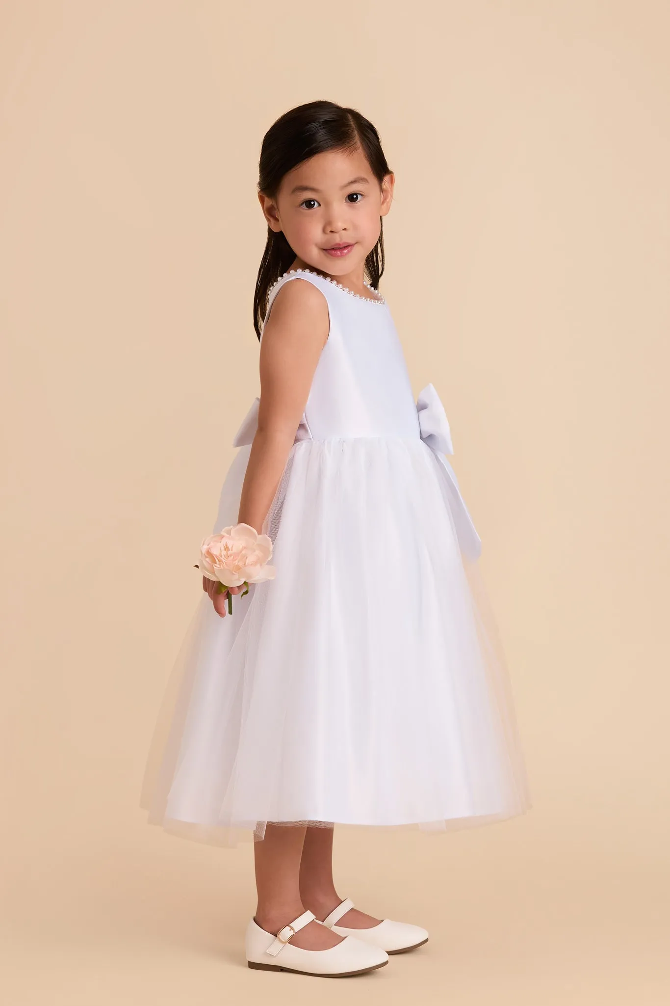 Fern Flower Girl Dress - White sold by Birdy Grey product image thumbnail 3