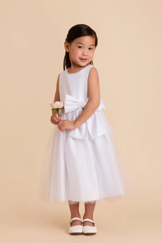 Fern Flower Girl Dress - White sold by Birdy Grey