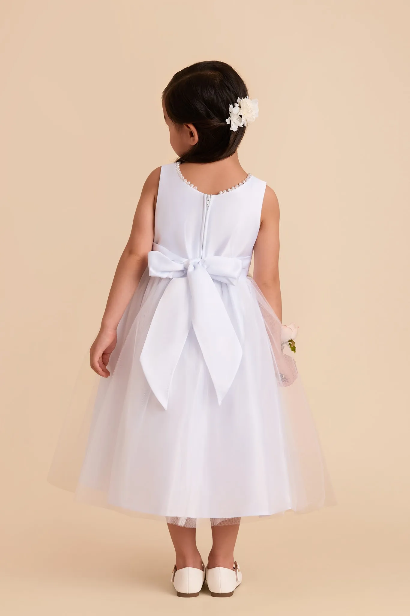 Fern Flower Girl Dress - White sold by Birdy Grey product image thumbnail 5