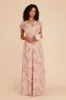 Violet Chiffon Dress - Vintage Pink Floral sold by Birdy Grey